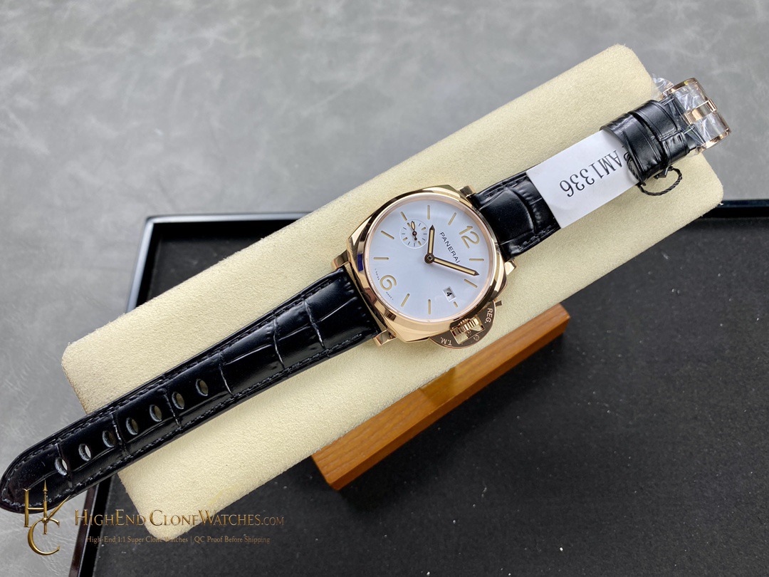 Panerai Luminor Due Goldtech PAM01336 White Dial product view super clone watch