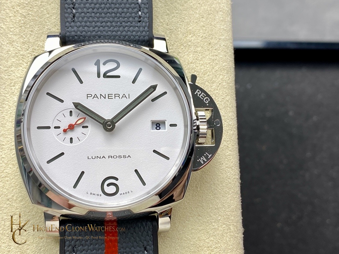 Panerai Luminor Due Luna Rossa PAM01381 White Dial 42mm product view super clone watch