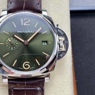 Panerai Luminor Due Platinumtech PAM01329 Green Dial product view super clone watch