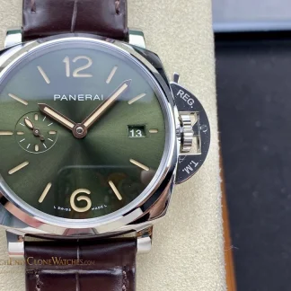 Panerai Luminor Due Platinumtech PAM01329 Green Dial product view super clone watch