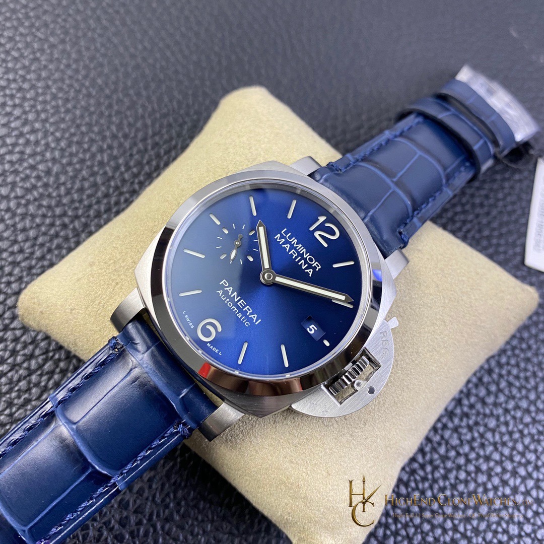 Panerai Luminor Marina 1950 3 Days Automatic PAM01393 Blue Dial 42mm product view super clone watch