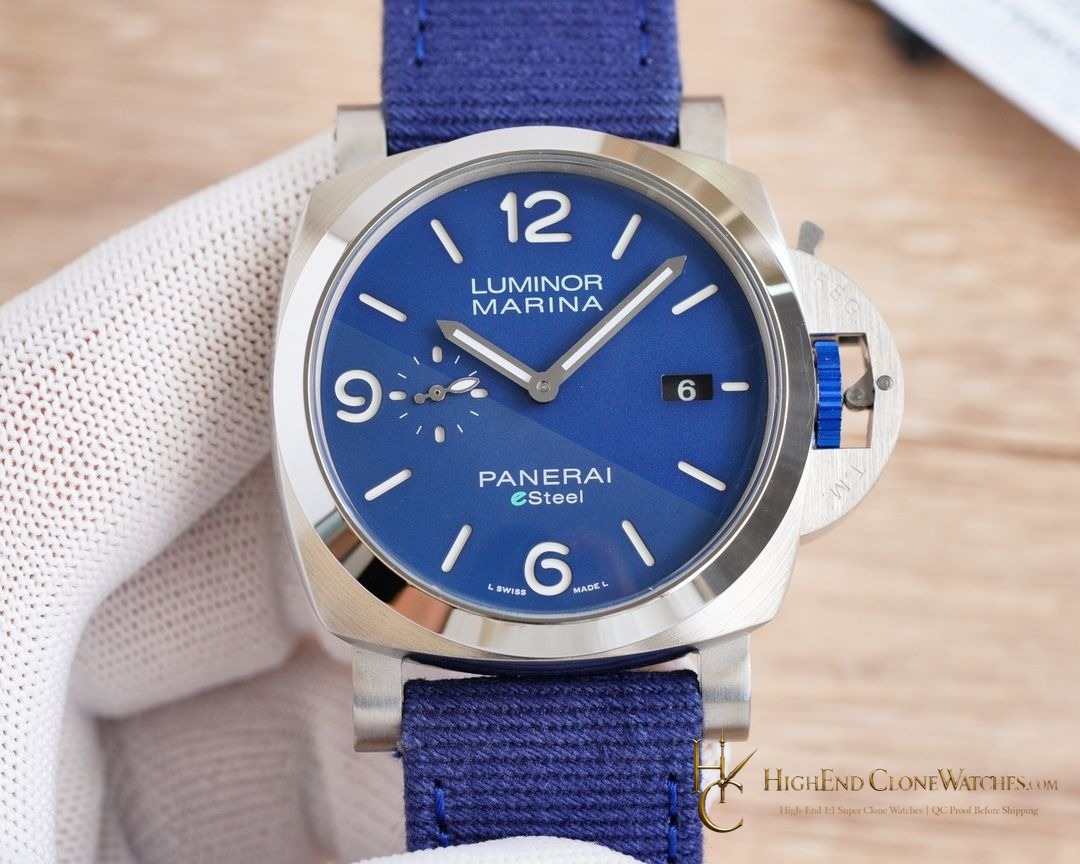 Panerai Luminor Marina Blu Profondo PAM01157 44mm product view super clone watch