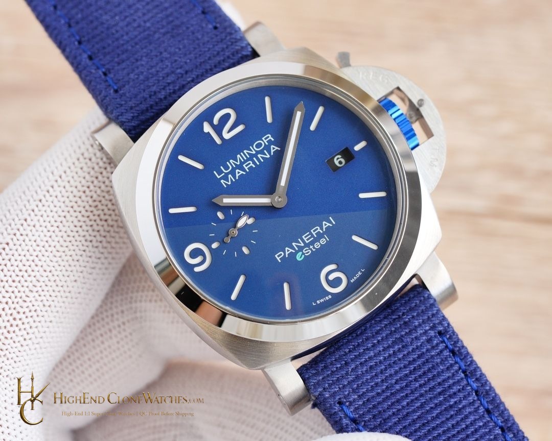 Panerai Luminor Marina Blu Profondo PAM01157 44mm product view super clone watch