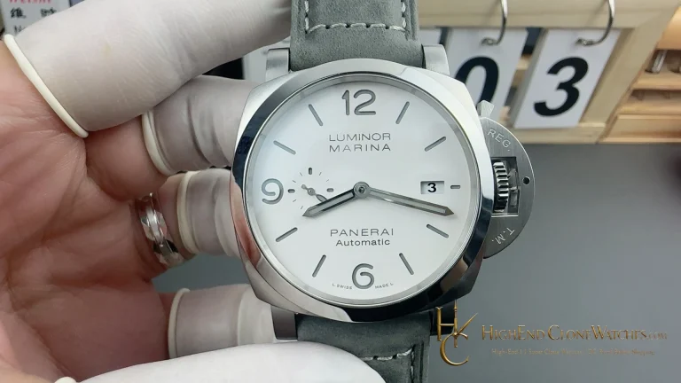 Panerai Luminor Marina PAM01314 White Dial product view super clone watch