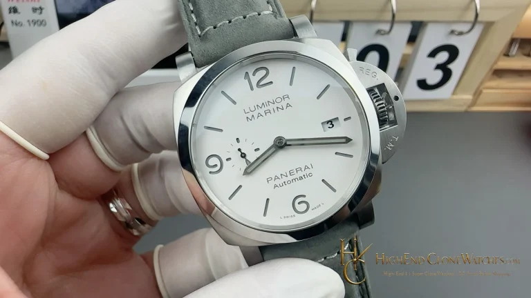 Panerai Luminor Marina PAM01314 White Dial product view super clone watch