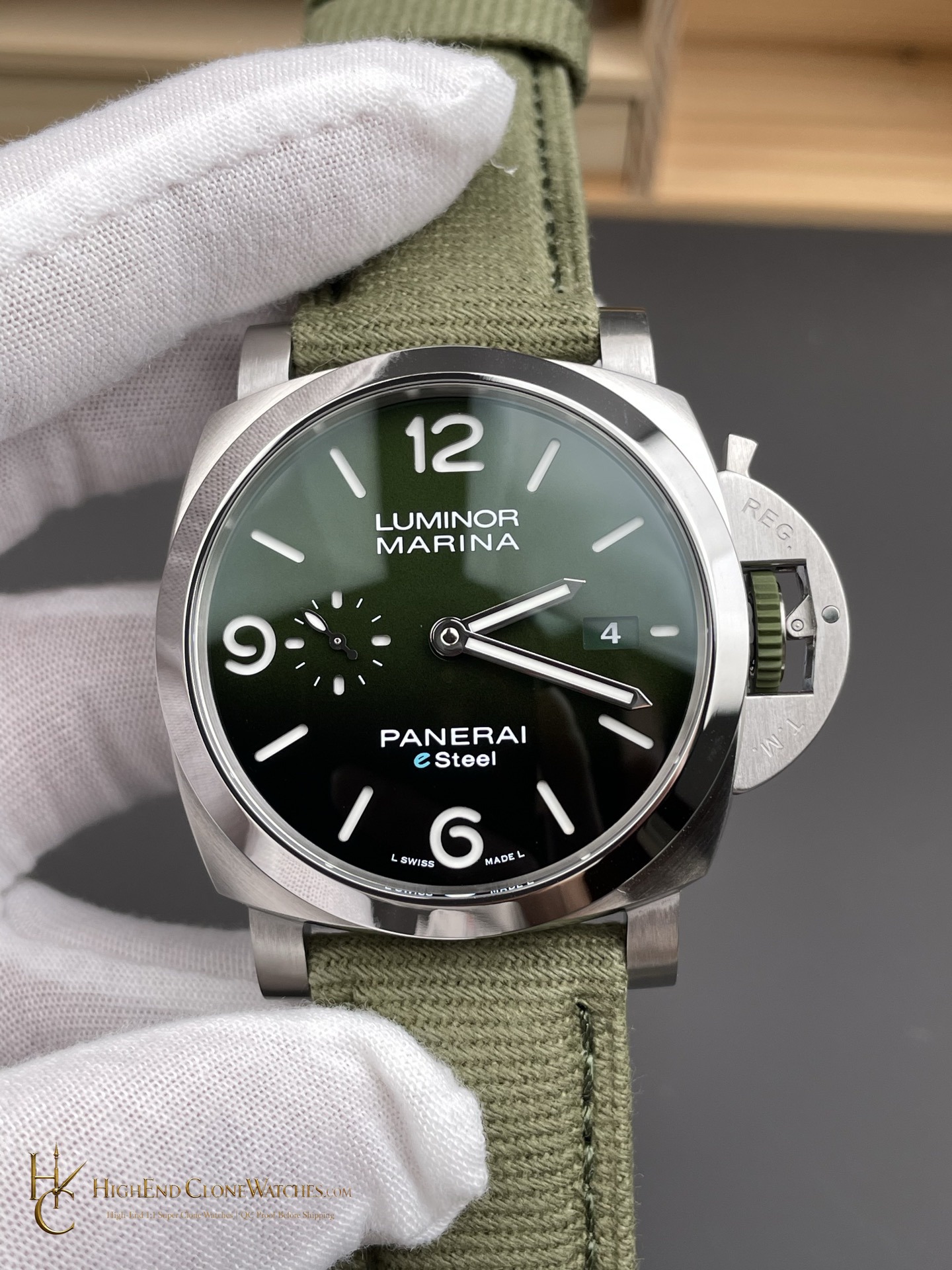 Panerai Luminor Marina Verde Smeraldo PAM01356 44mm product view super clone watch