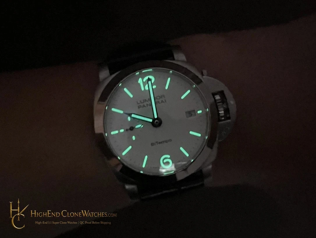 Panerai Luminor Quaranta BiTempo 40mm PAM01367 product view super clone watch - product view 6