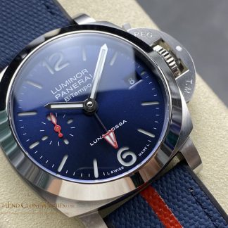 Panerai Luminor Quaranta BiTempo Luna Rossa PAM01404 product view super clone watch
