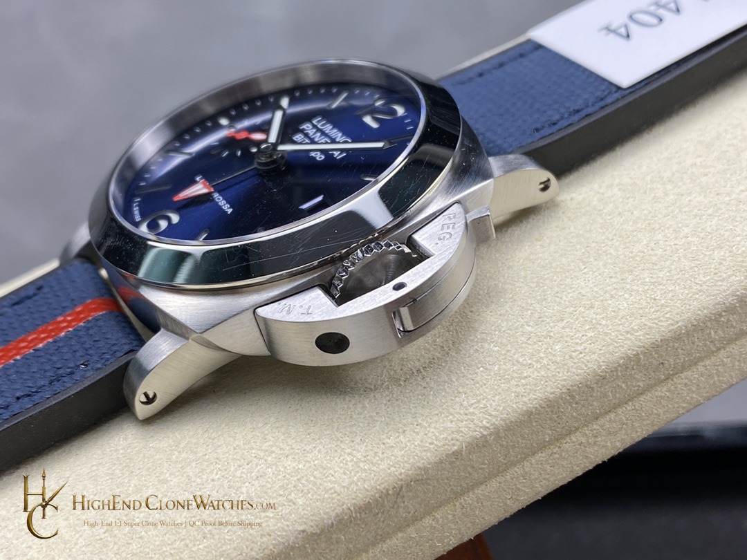 Panerai Luminor Quaranta BiTempo Luna Rossa PAM01404 product view super clone watch