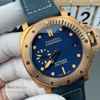 Panerai Submersible Bronzo PAM01074 Blue Dial product view super clone watch