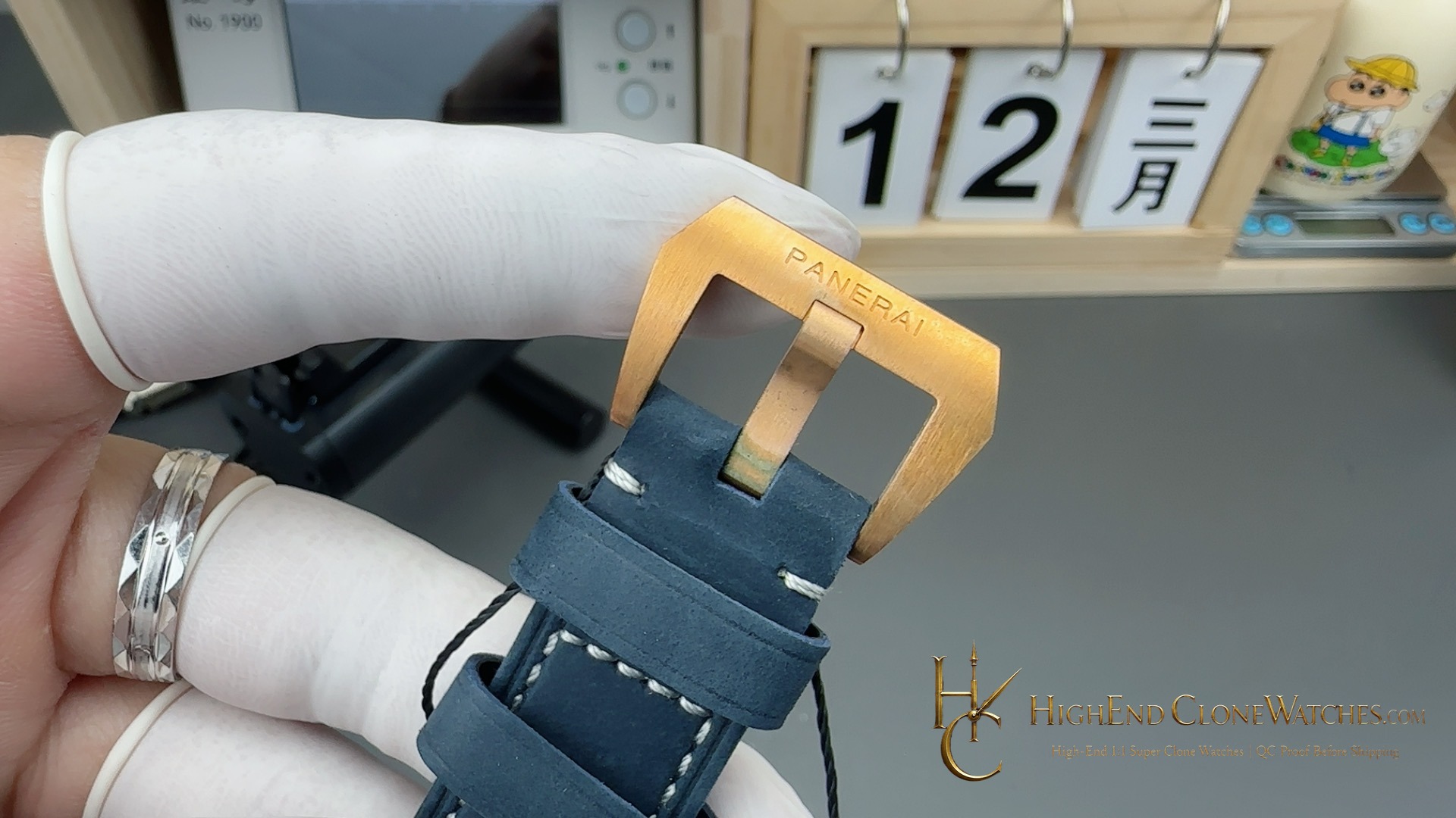 Panerai Submersible Bronzo PAM01074 Blue Dial product view super clone watch