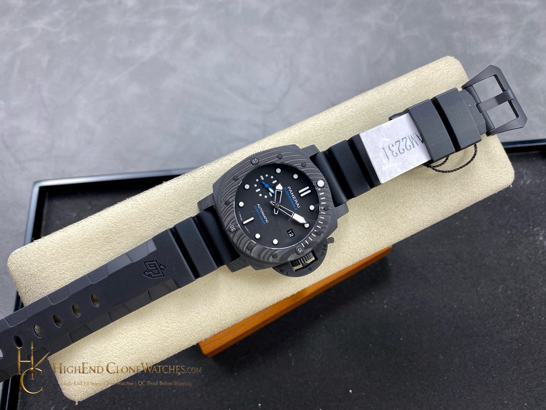Panerai Submersible Carbotech PAM02231 Black Dial product view super clone watch