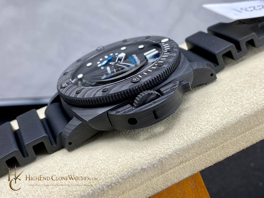Panerai Submersible Carbotech PAM02231 Black Dial product view super clone watch