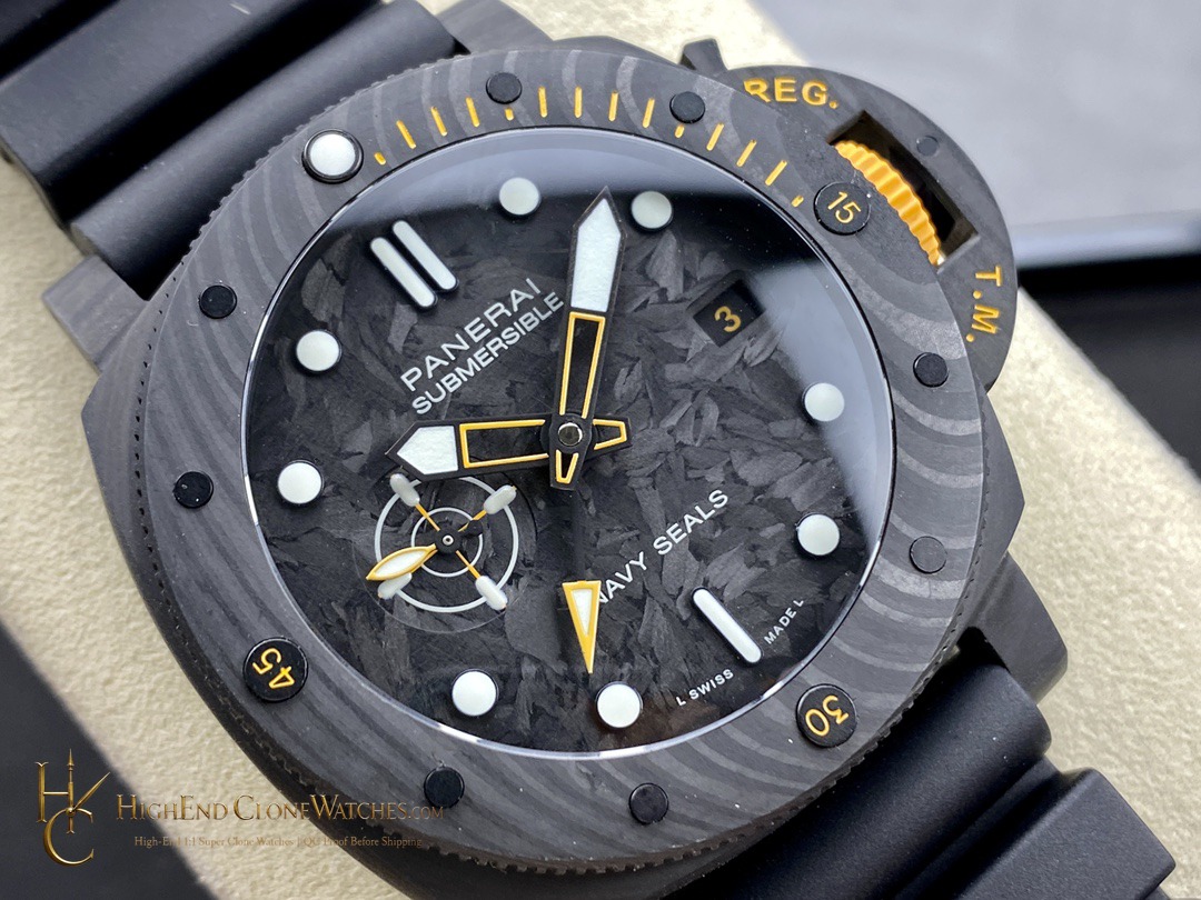 Panerai Submersible GMT Carbotech PAM01324 44mm product view super clone watch