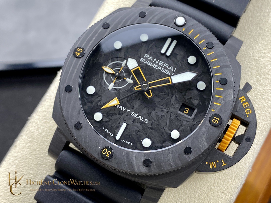 Panerai Submersible GMT Carbotech PAM01324 44mm product view super clone watch