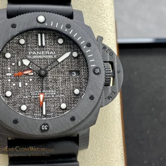 Panerai Submersible Luna Rossa Carbotech GMT America's Cup PAM01039 product view super clone watch