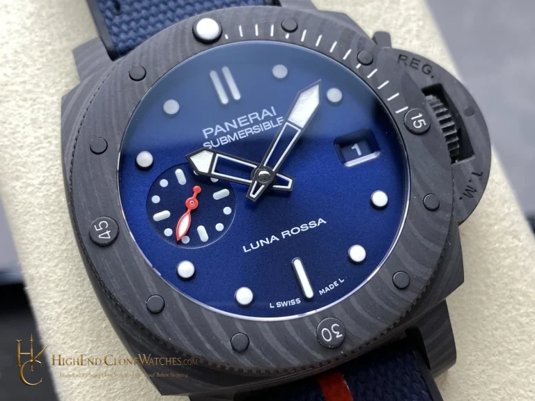Panerai Submersible Luna Rossa Carbotech PAM01563 Blue Dial product view super clone watch