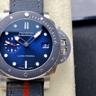 Panerai Submersible Luna Rossa PAM01565 Blue Dial 42mm product view super clone watch