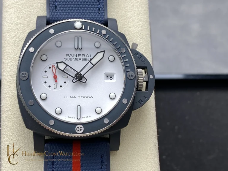 Panerai Submersible Luna Rossa Ti-Ceramitech PAM01543 White Dial product view super clone watch