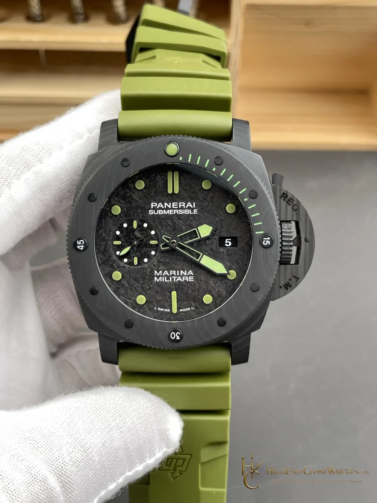 Panerai Submersible Marina Militare Carbotech PAM00961 product view super clone watch