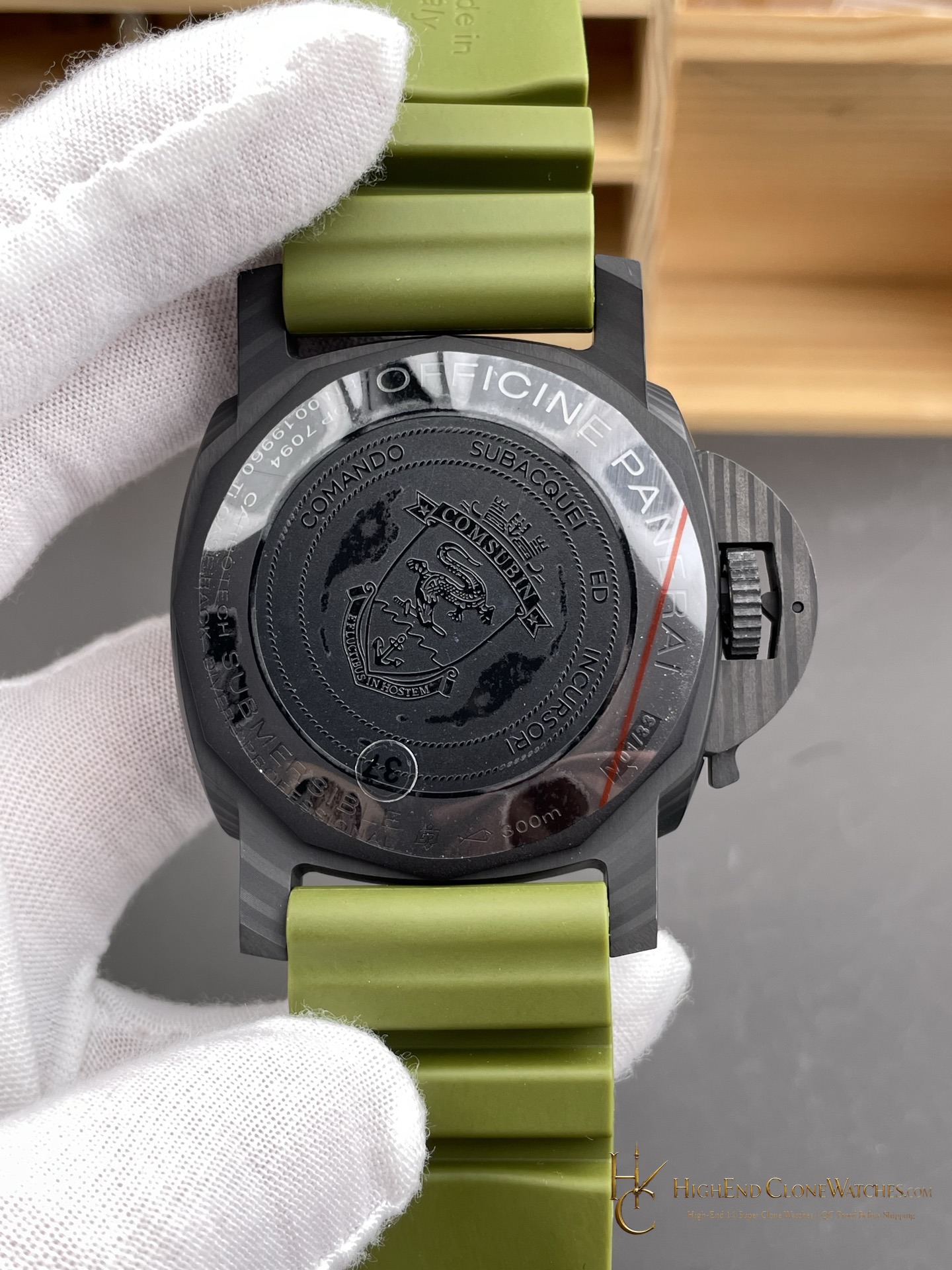 Panerai Submersible Marina Militare Carbotech PAM00961 product view super clone watch