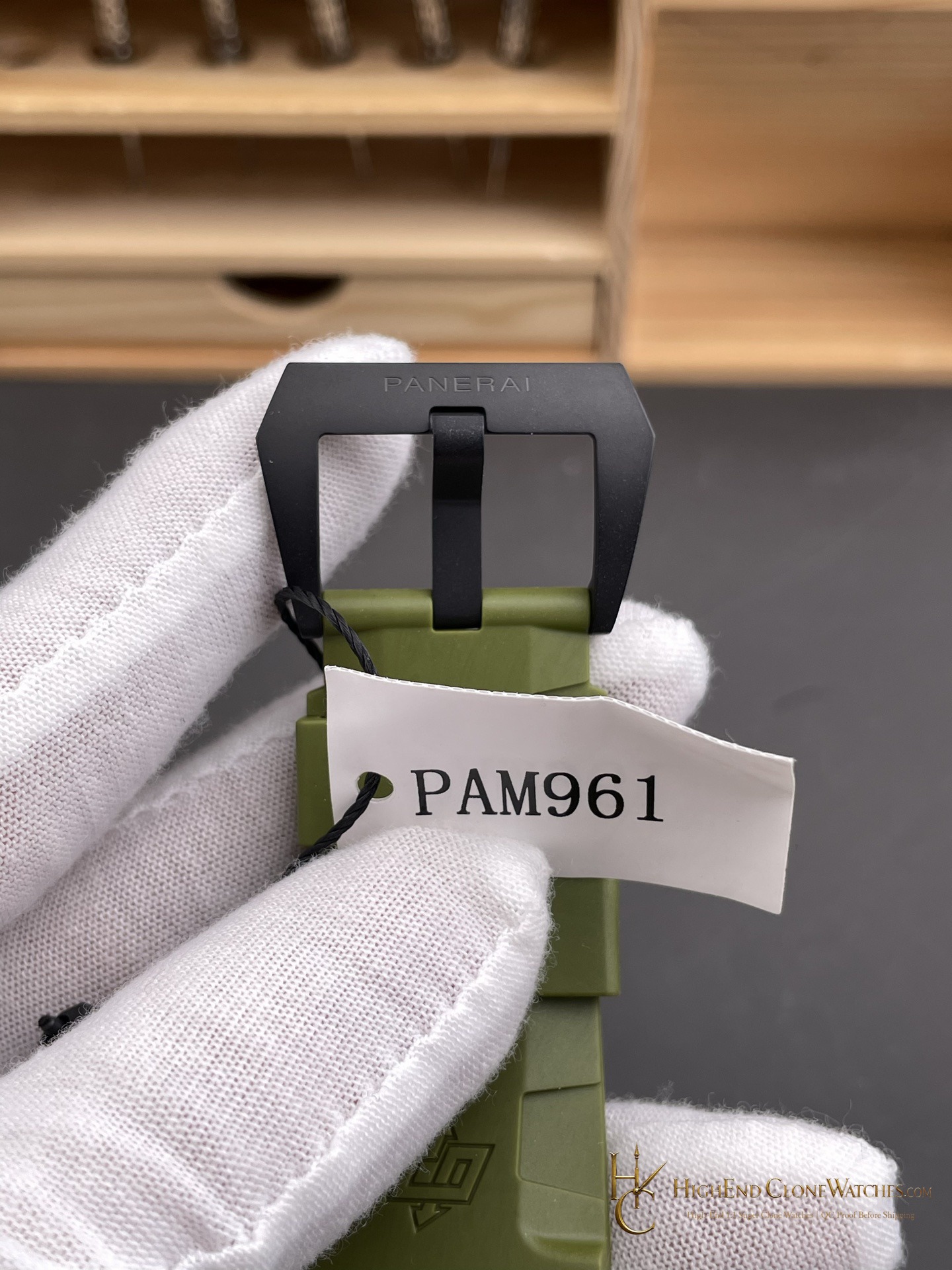 Panerai Submersible Marina Militare Carbotech PAM00961 product view super clone watch