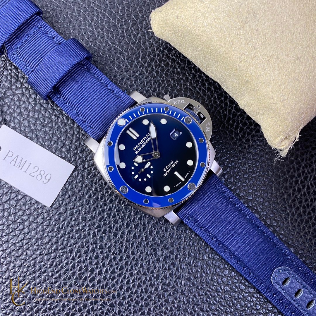 Panerai Submersible QuarantaQuattro Blu Profondo PAM01289 product view super clone watch