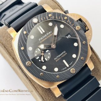 Panerai Submersible QuarantaQuattro Goldtech OroCarbo PAM1070 product view super clone watch