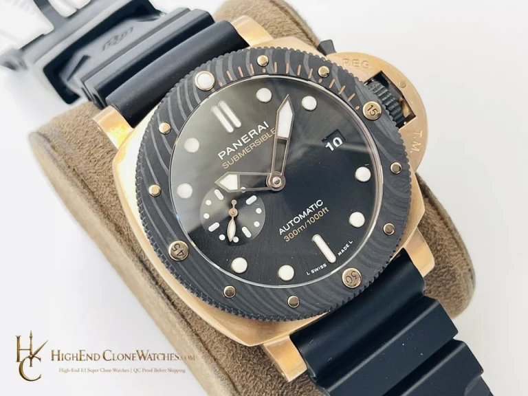 Panerai Submersible QuarantaQuattro Goldtech OroCarbo PAM1070 product view super clone watch