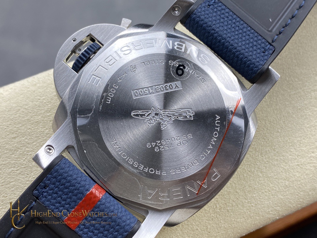 Panerai Submersible QuarantaQuattro Luna Rossa PAM01391 44mm product view super clone watch