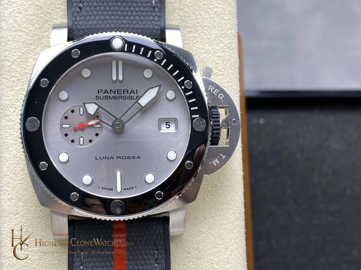 Panerai Submersible QuarantaQuattro Luna Rossa PAM01681 44mm product view super clone watch - product view 1