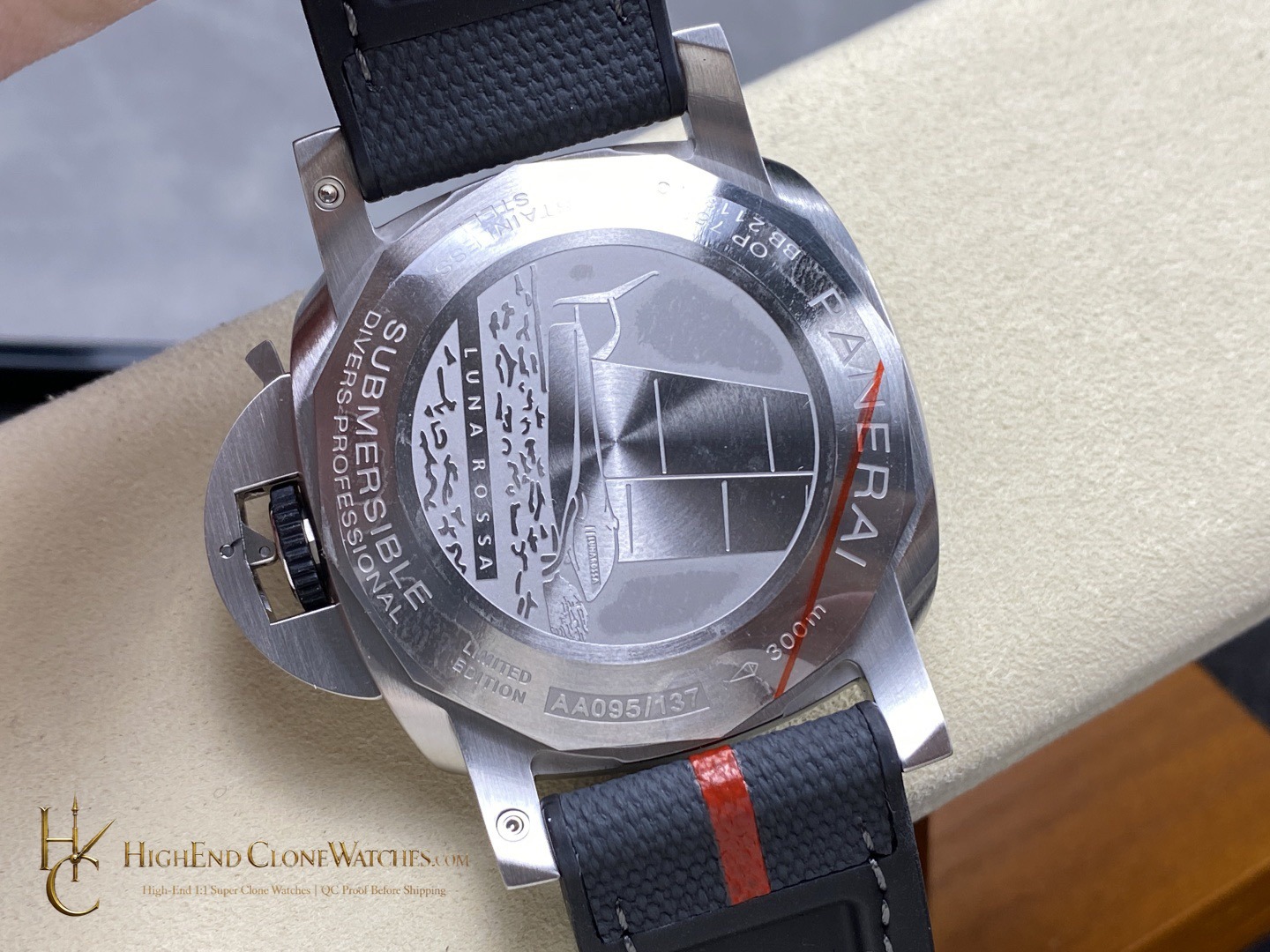 Panerai Submersible QuarantaQuattro Luna Rossa PAM01681 44mm product view super clone watch
