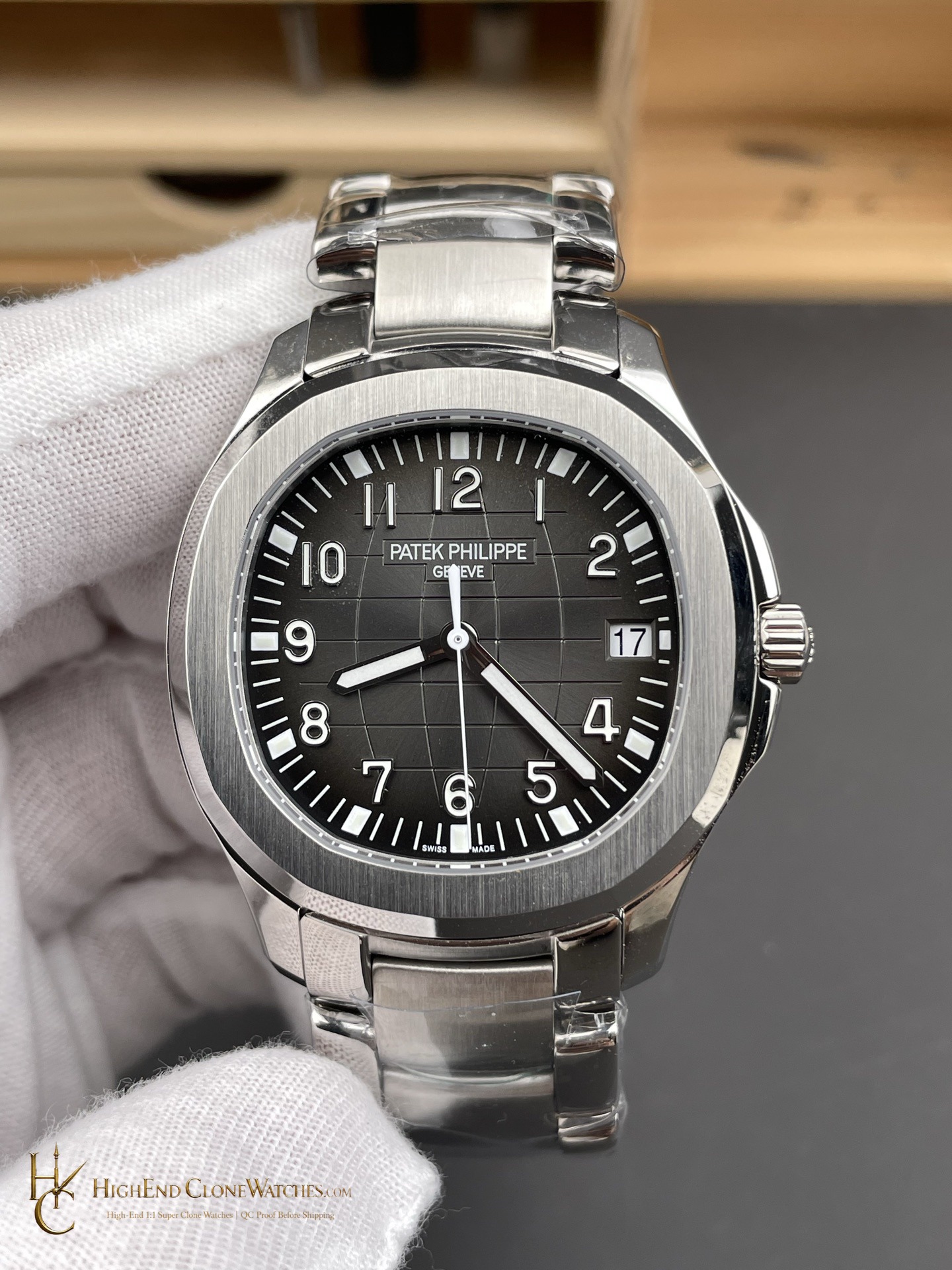 Patek Philippe Aquanaut 5167/1A-001 Black Dial 40mm product view super clone watch