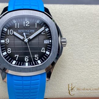 Patek Philippe Aquanaut 5167 Black Dial Blue Strap 40mm product view super clone watch