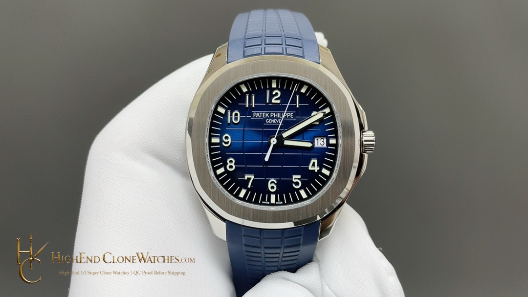 Patek Philippe Aquanaut 5168G-001 Jumbo Blue 42mm product view super clone watch