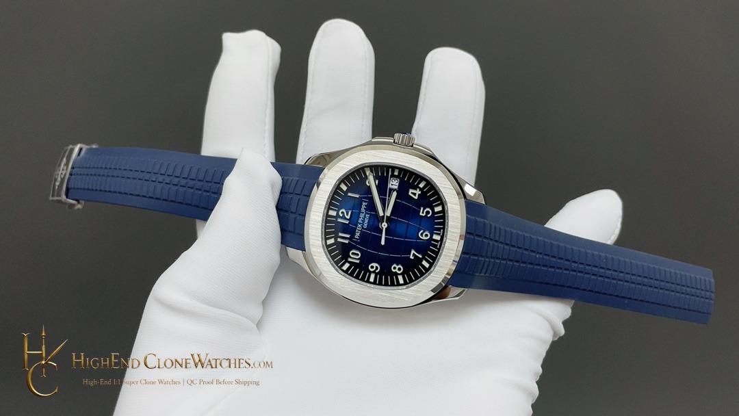 Patek Philippe Aquanaut 5168G-001 Jumbo Blue 42mm product view super clone watch