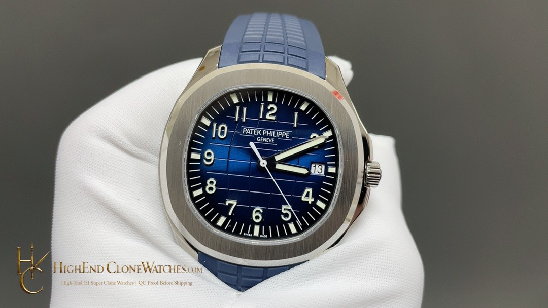 Patek Philippe Aquanaut 5168G-001 Jumbo Blue 42mm product view super clone watch