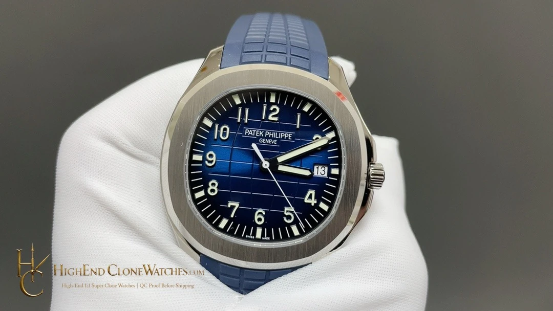 Patek Philippe Aquanaut 5168G-001 Jumbo Blue 42mm product view super clone watch - product view 3