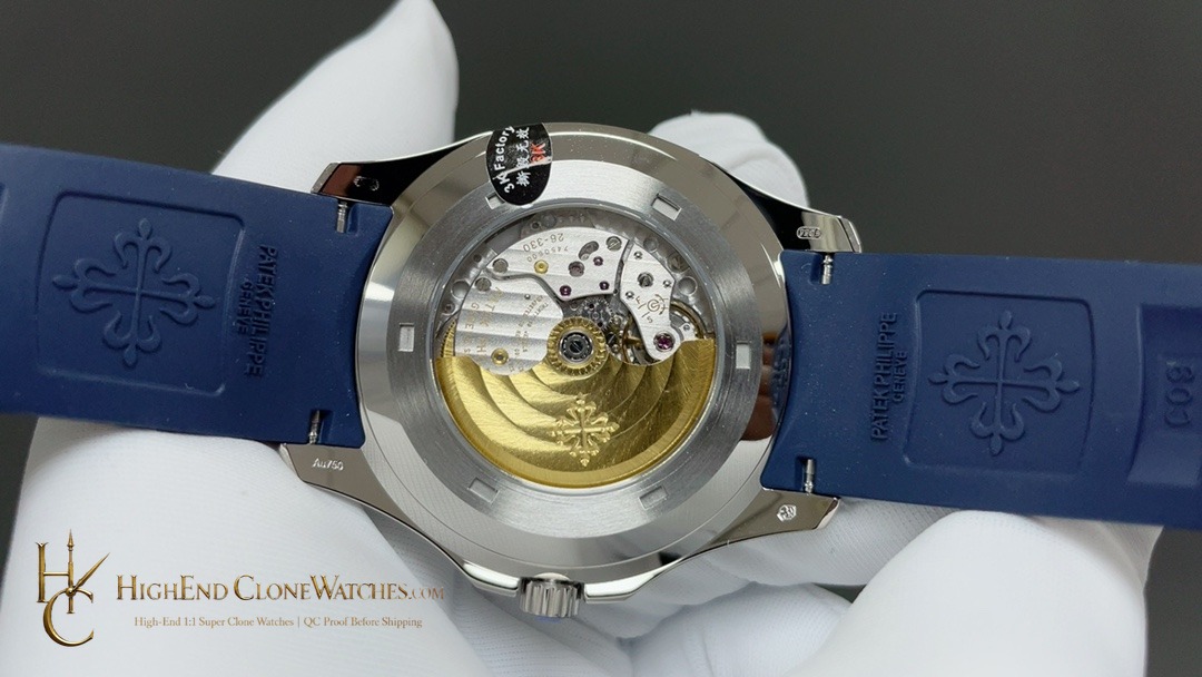 Patek Philippe Aquanaut 5168G-001 Jumbo Blue 42mm product view super clone watch