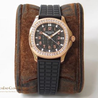 Patek Philippe Aquanaut Luce 5068R-001 Rose Gold Diamond product view super clone watch