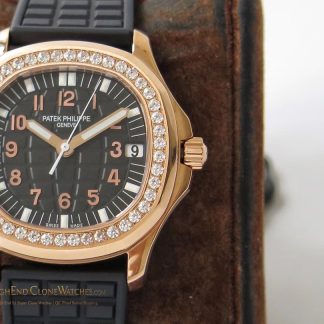 Patek Philippe Aquanaut Luce 5068R-001 Rose Gold Diamond product view super clone watch