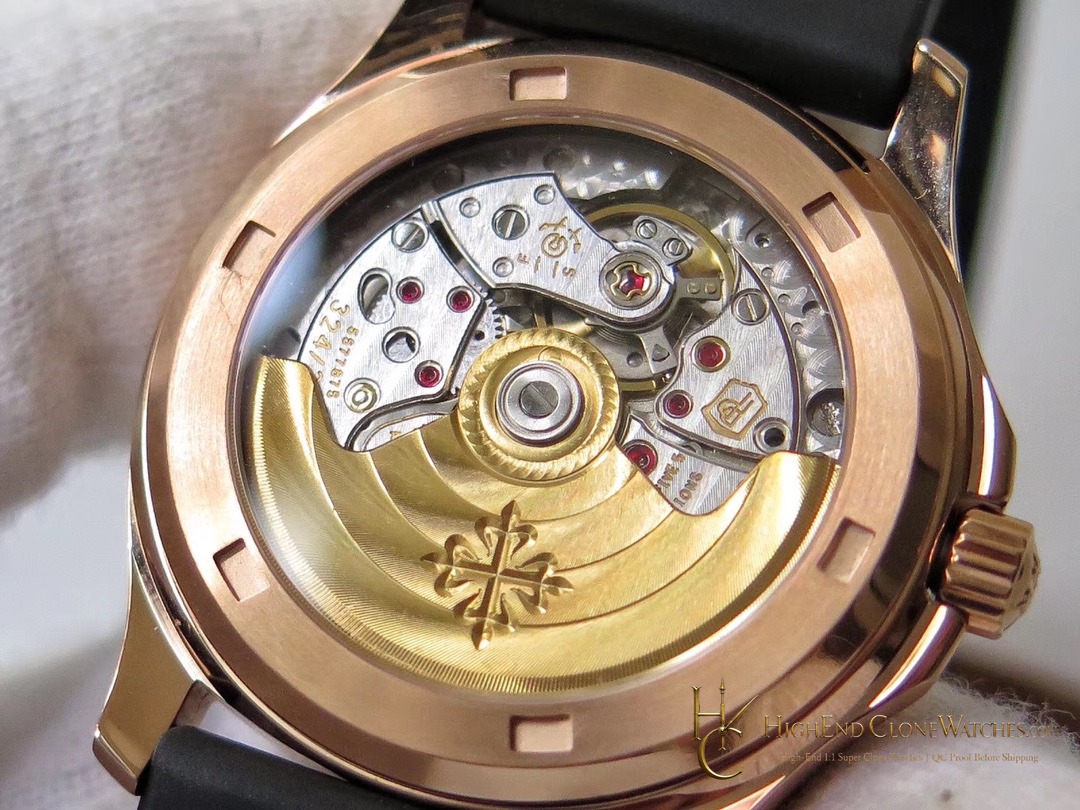 Patek Philippe Aquanaut Luce 5068R-001 Rose Gold Diamond product view super clone watch