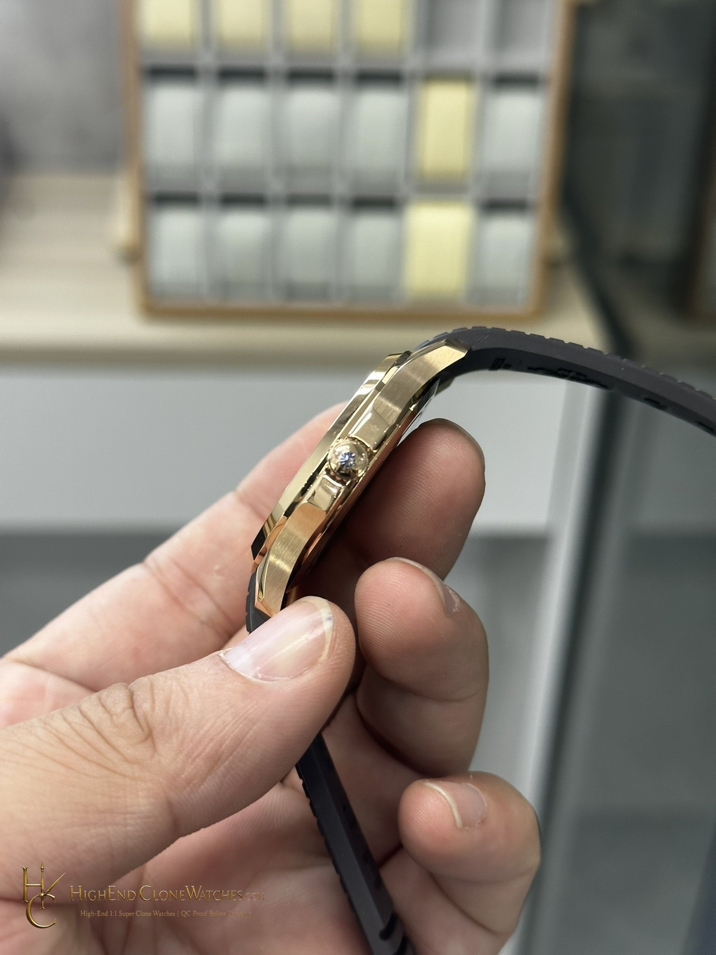 Patek Philippe Aquanaut Rose Gold 5167R-001 40.8mm product view super clone watch