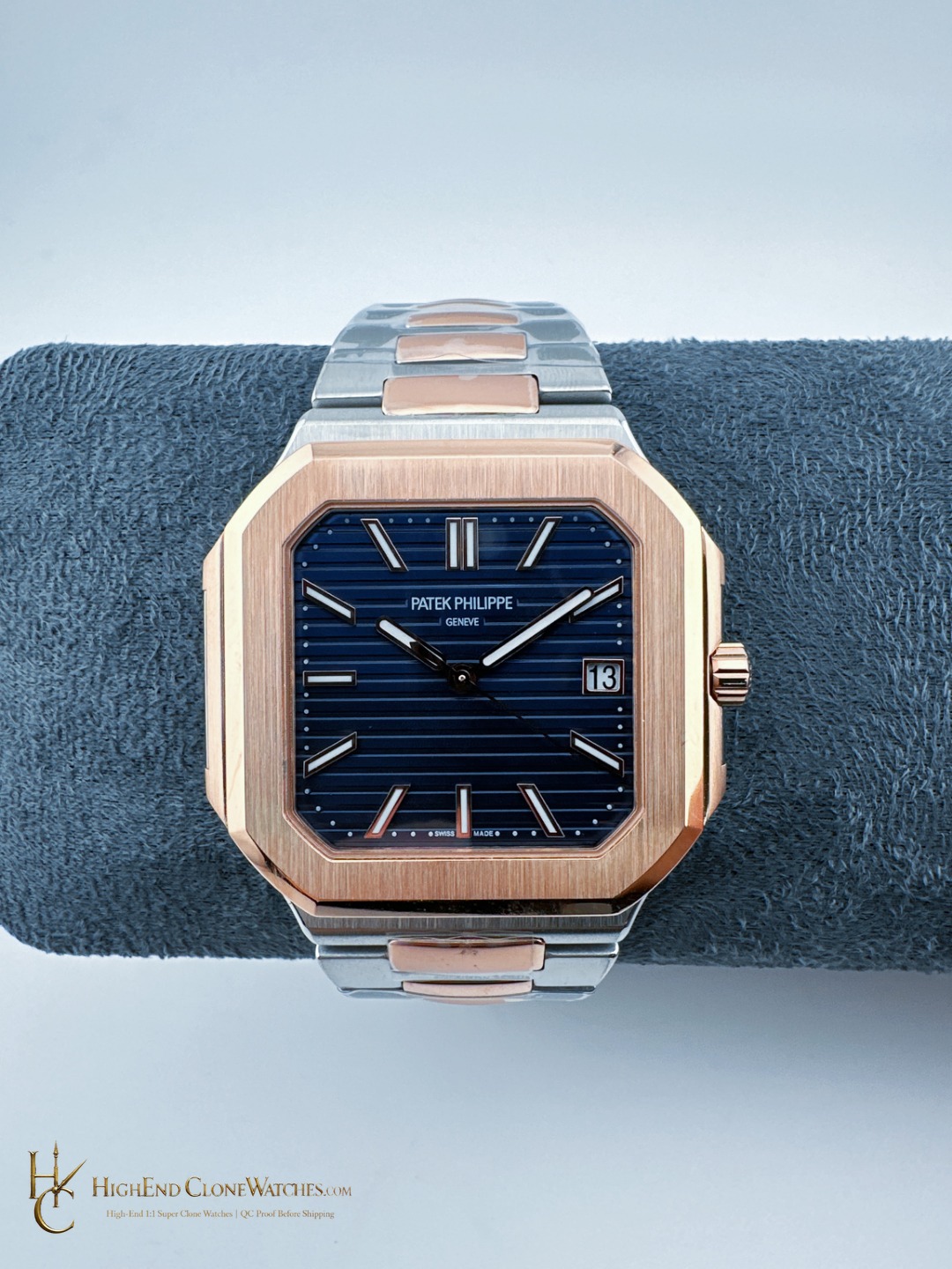 Patek Philippe Cubitus Gold 5821/1AR-001 Blue Dial product view super clone watch