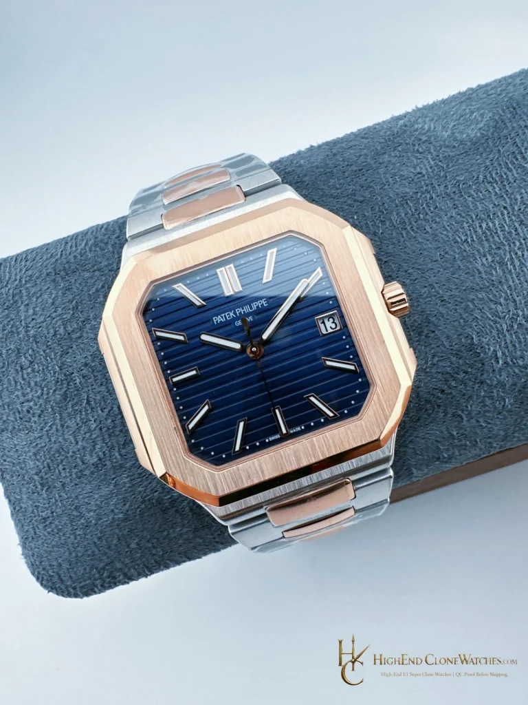 Patek Philippe Cubitus Gold 5821/1AR-001 Blue Dial product view super clone watch