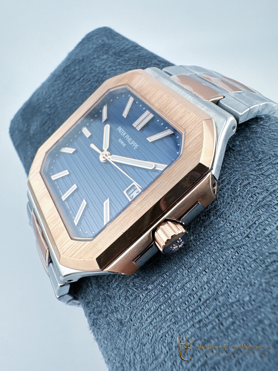 Patek Philippe Cubitus Gold 5821/1AR-001 Blue Dial product view super clone watch