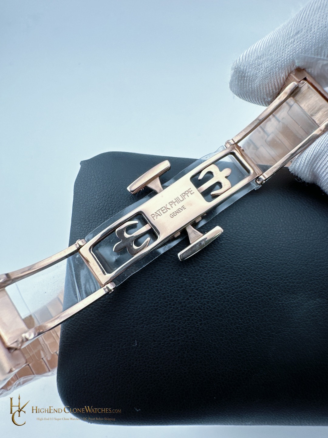Patek Philippe Cubitus Rose Gold 7128/1R-001 Brown Dial product view super clone watch