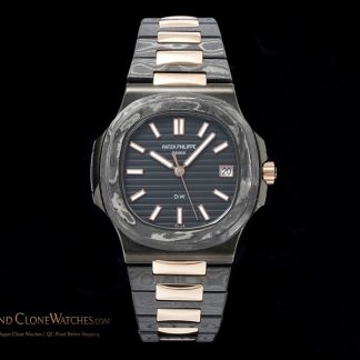 Patek Philippe DiW Nautilus 5711/1A "ROSE GOLD BLACK GRAIL" product view super clone watch