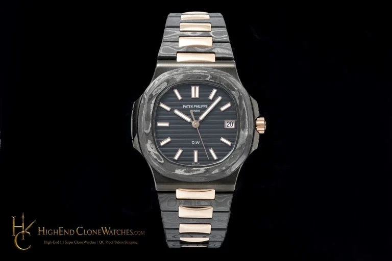 Patek Philippe DiW Nautilus 5711/1A "ROSE GOLD BLACK GRAIL" product view super clone watch