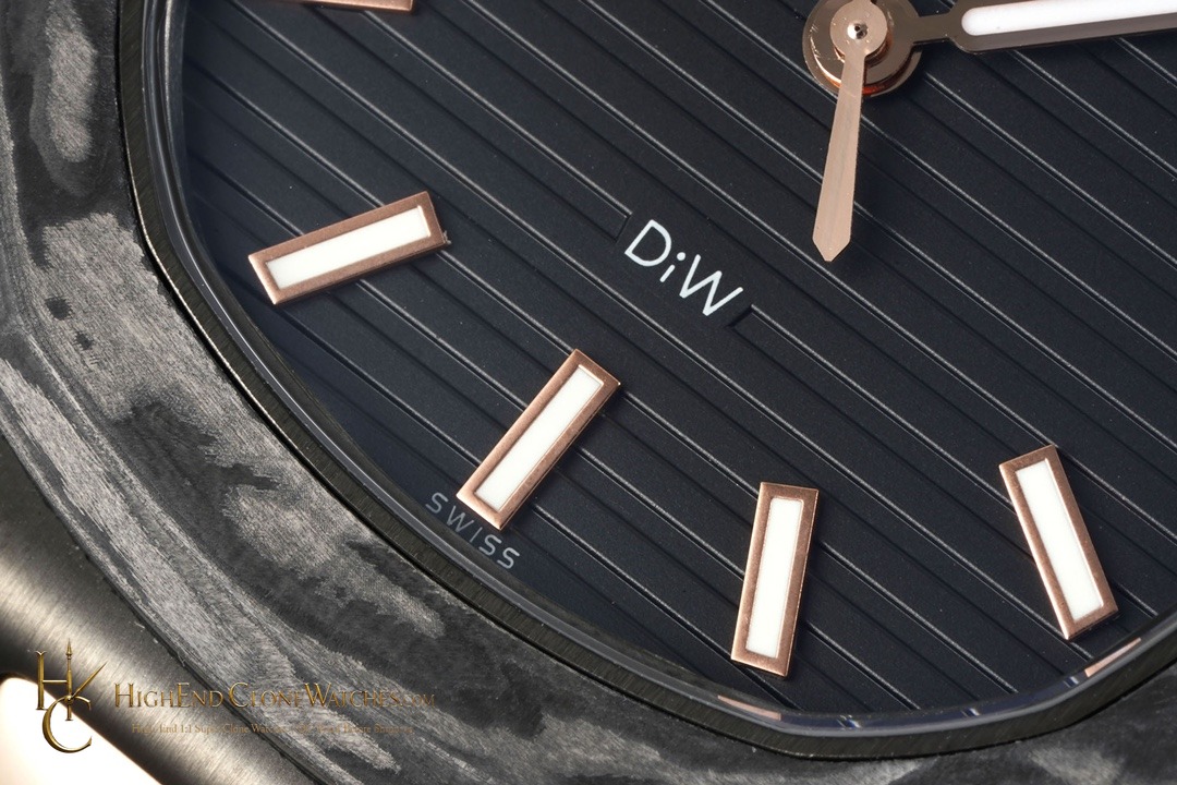 Patek Philippe DiW Nautilus 5711/1A "ROSE GOLD BLACK GRAIL" product view super clone watch